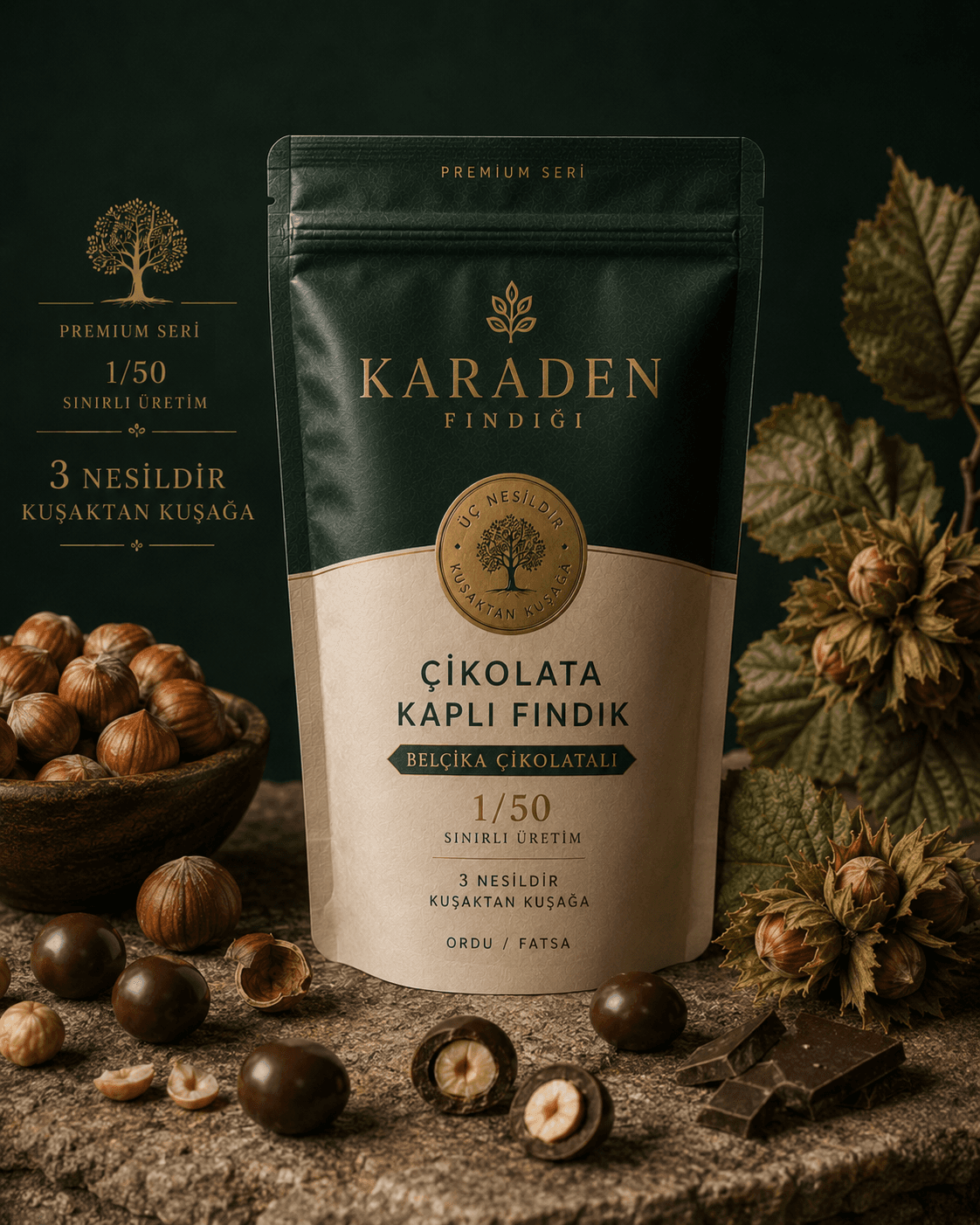 SEÇKİN — Çikolata Kaplı Fındık