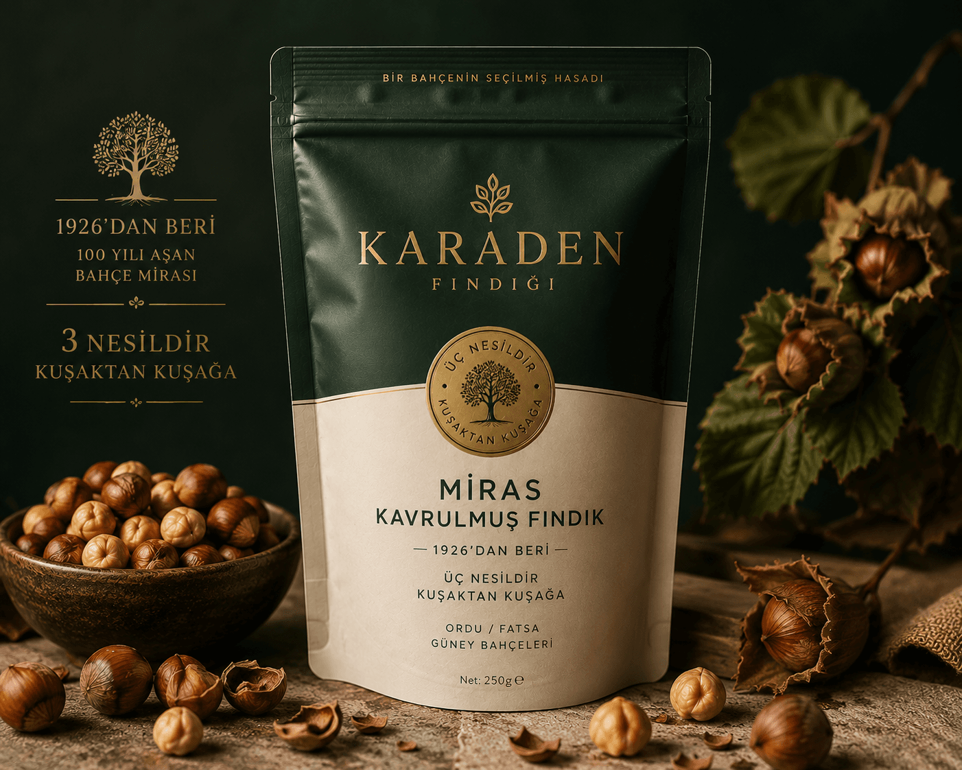 Miras Kavrulmuş Fındık